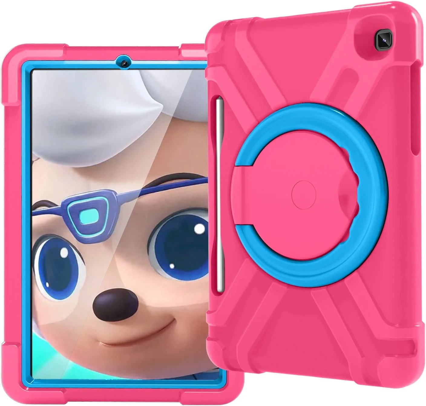 کاور محافظ تبلت GULFLINK مناسب برای تبلت سامسونگ Tab S6 Lite P610/P615 سایز 10.4 اینچ (قرمز رز و آبی)