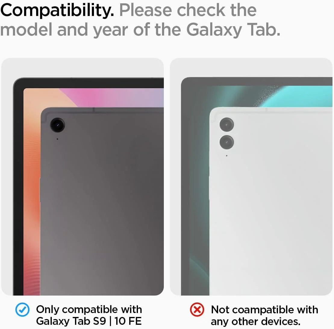 کاور محافظ تبلت سامسونگ گلکسی تب S10 FE مدل Rugged Armor Pro (سال 2025) / کاور گلکسی تب S9 (سال 2023) به همراه جای قلم S Pen - رنگ مشکی