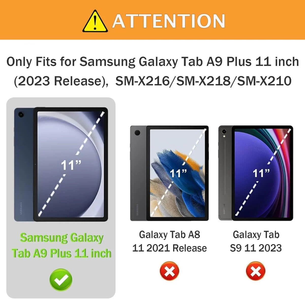 کیف محافظ کودکانه TOEVEK برای تبلت سامسونگ گلکسی تب A9 پلاس 11 اینچ، دارای محافظ صفحه نمایش داخلی، کاور محافظ استند دسته دار ضد ضربه برای سامسونگ گلکسی تب A9+ 11 اینچ 2023 (SM-X210/X216/X218)، بنفش