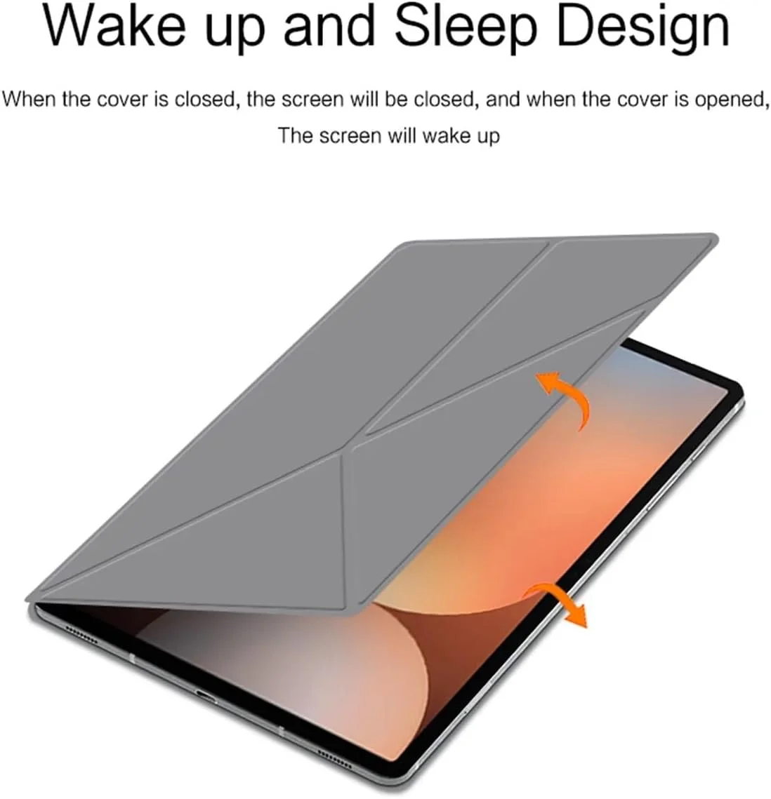 کاور تبلت گروتری سازگار با گلکسی تب S10 Ultra 14.6 اینچ SM-X920/X926 (2024)، اتصال مغناطیسی قوی، کاور باریک چند زاویه ای، بیدار/خواب خودکار، محافظت بادوام (خاکستری)