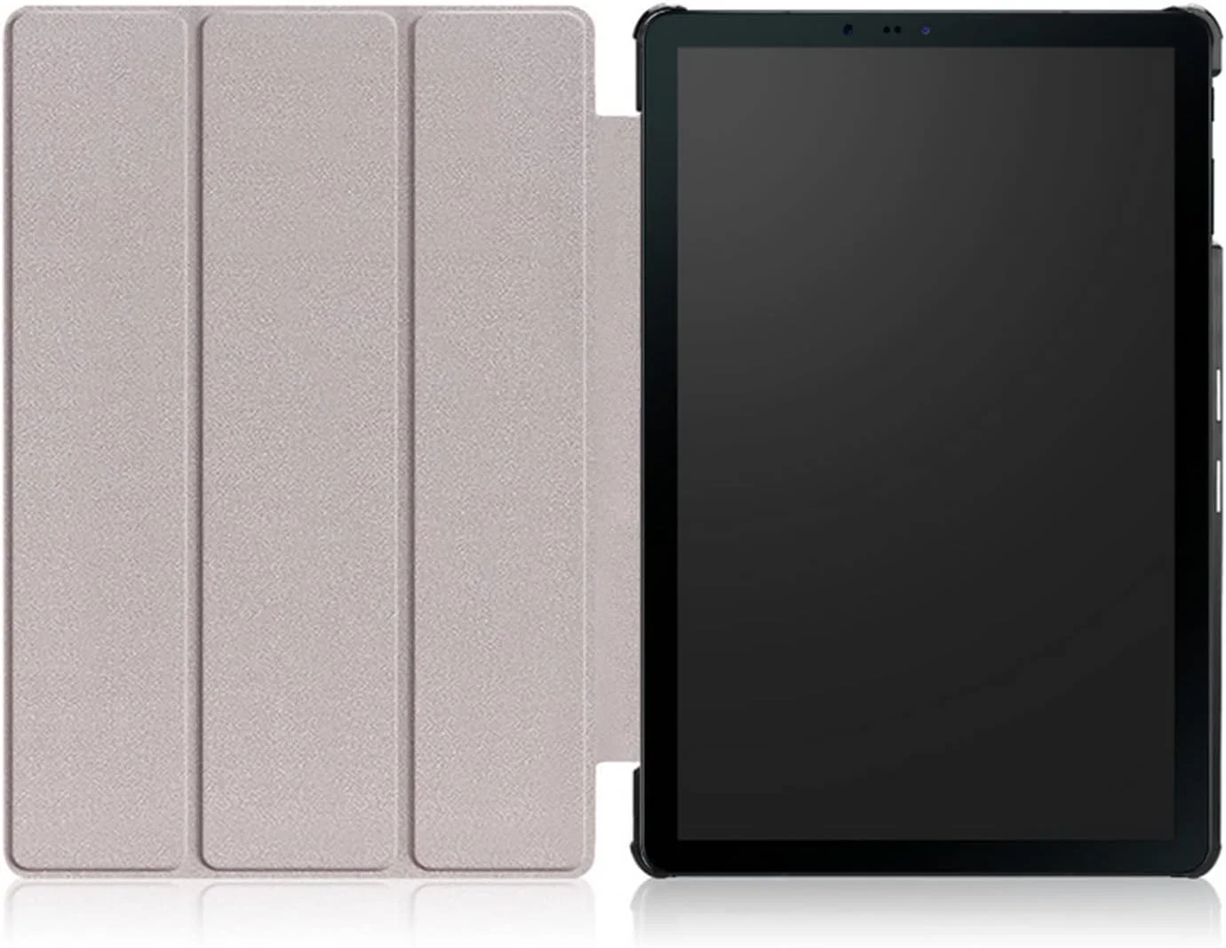 کیف هوشمند باریک آهنربایی SKEIDO با طرح چاپی و قابلیت تبدیل به استند تاشو، جنس چرم PU، مناسب برای تبلت سامسونگ گلکسی تب S4 10.5 T830 T835 SM-T830/T835