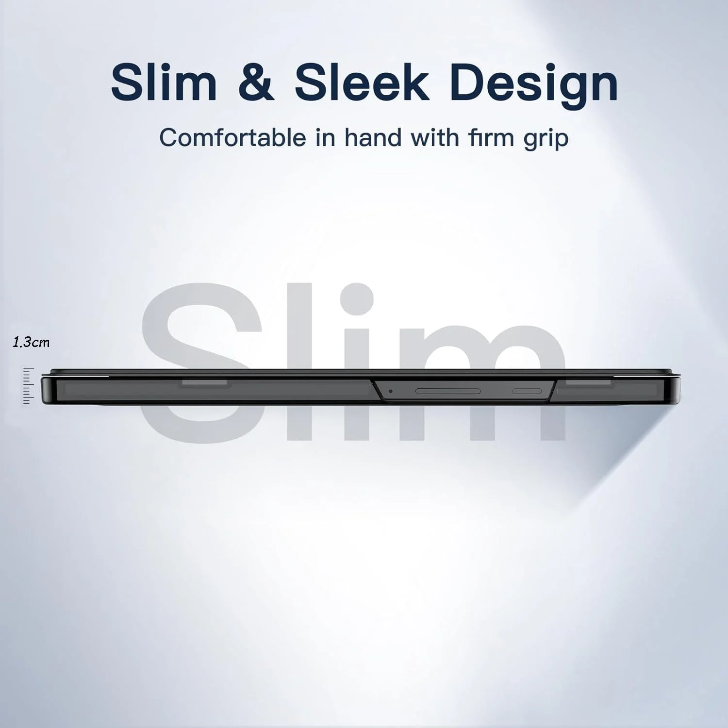 کاور تبلت سامسونگ گلکسی تب A9 مدل LBOYLOVE، مناسب برای تبلت 8.7 اینچی سامسونگ گلکسی تب A9 (سال 2023)، کاور باریک چرمی + میکروفایبر سه تایی، محافظ تبلت A9 با قابلیت استند، بیدار/خواب خودکار، آبی