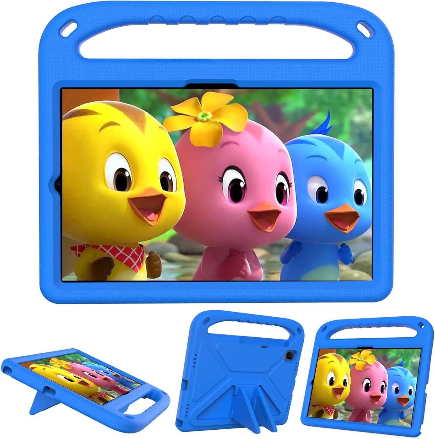 EabHulie Tablet Case for Samsung Galaxy Tab S6 10.5 2019 SM-T860/T865 Lightweight EVA Shockproof Handle Stand Cover, Kids Friendly Protective Case Blue