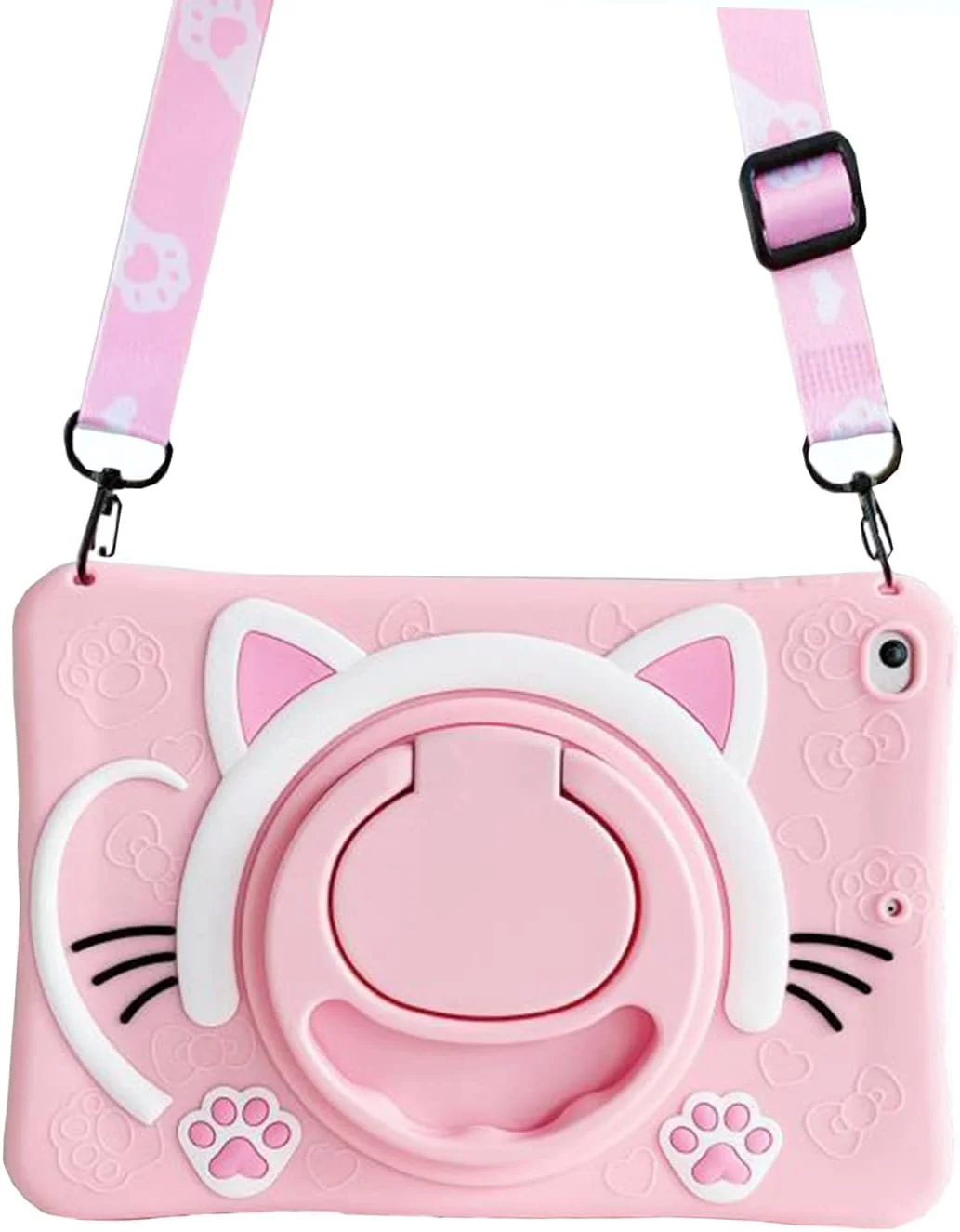 کیف تبلت SINQERISHT برای تبلت سامسونگ گلکسی تب S6 لایت 10.4 اینچ 2022/2020 (SM-P610/P613/P615/P619) با پایه چرخان 360 درجه/دستگیره/بند شانه، روکش سیلیکونی ضد ضربه طرح گربه دوست داشتنی (صورتی) کیف تبلت SINQERISHT برای تبلت سامسونگ گلکسی تب S6 لایت 10.4 اینچ 2022/2020 (SM-P610/P613/P615/P619) با پایه چرخان 360 درجه/دستگیره/بند شانه، روکش سیلیکونی ضد ضربه طرح گربه دوست داشتنی (صورتی)