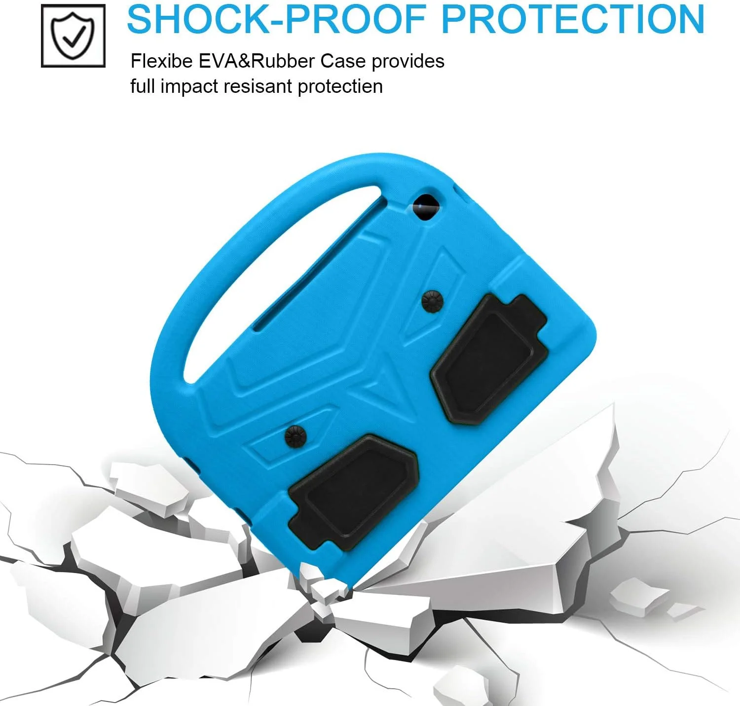 کاور محافظ پشتی GULFLINK برای تبلت سامسونگ Tab S6 Lite/P610/P615 سایز 10.4 اینچ (تبلت 10.4 اینچی سامسونگ، آبی)