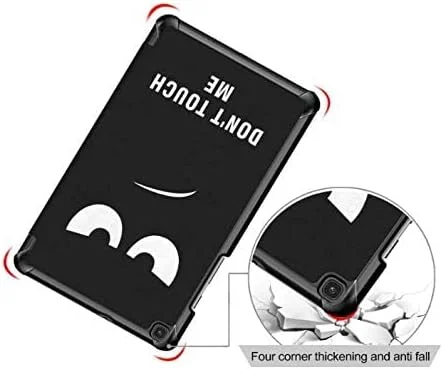 کیف چرمی SKEIDO مناسب برای تبلت سامسونگ گلکسی تب A 8.0 2019 مدل SM-T290 T295، کاور تاشو و پایه دار (طرح چشم)