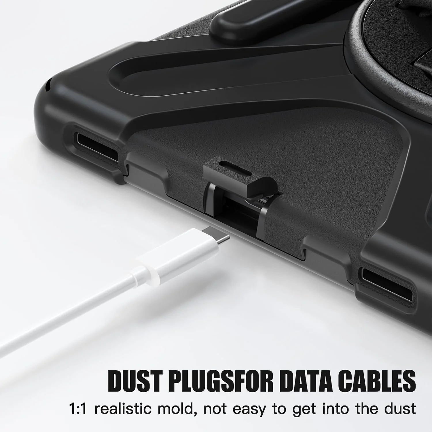 کاور محافظ تبلت سامسونگ گلکسی تب S9 سایز 11 اینچ مدل 2023 (SM-X710/X716B/X718U) به همراه محافظ صفحه نمایش، دارای استند و بند