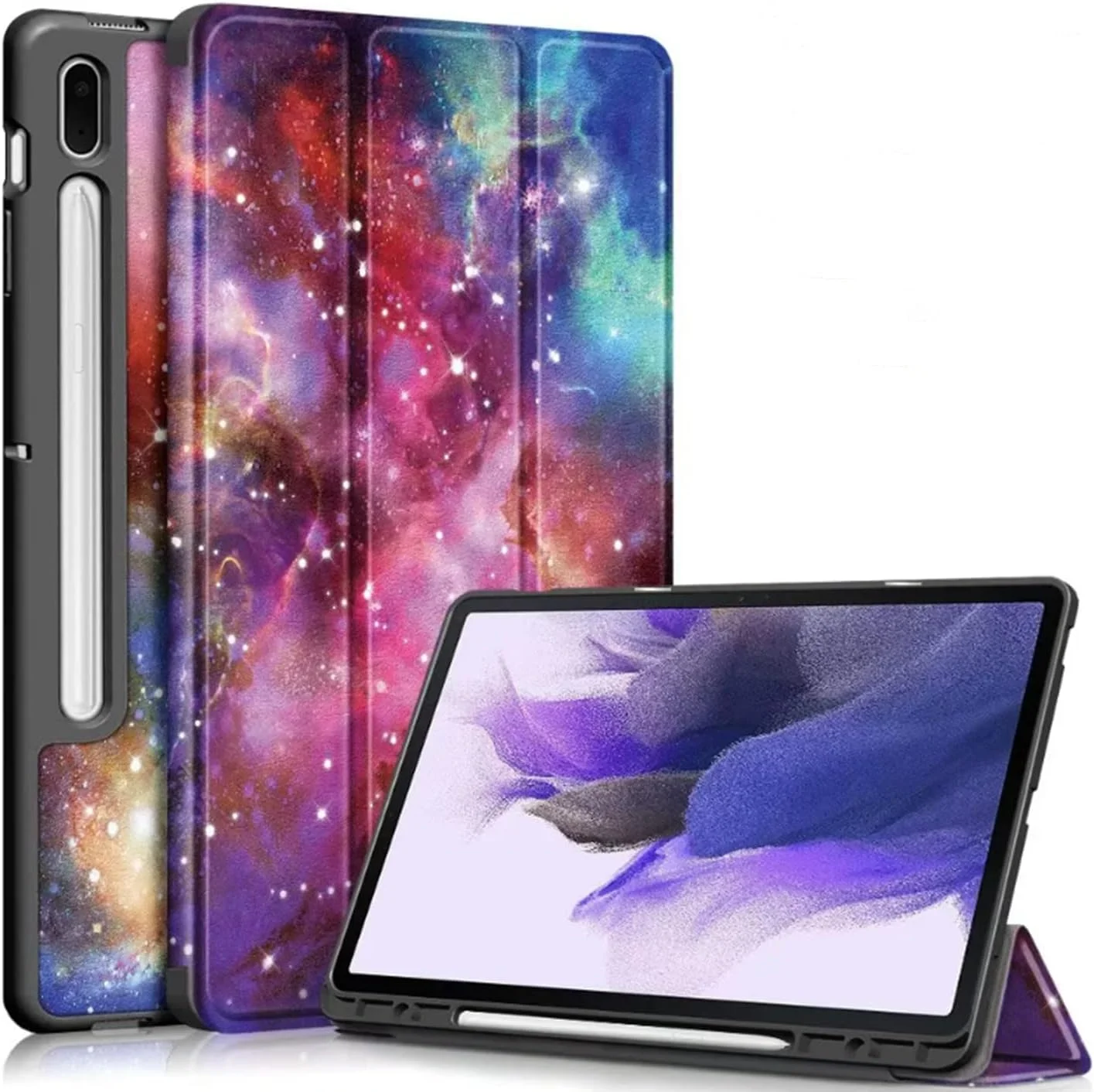 کیف چرمی SKEIDO مناسب برای تبلت سامسونگ گلکسی تب S7 FE T730/T733/T736/T738/ S7 Plus T970/T975 / S8 Plus SM-X800 SM-X806 - 12.4 اینچ