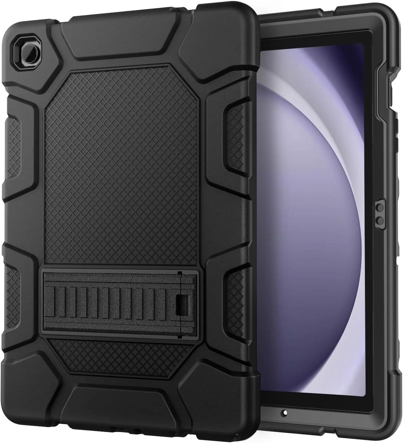 کاور محافظ عززی مناسب برای تبلت سامسونگ گلکسی تب A9+/A9 پلاس 11 اینچ مدل 2024 (SM-X210/X216/X218)، مقاوم در برابر ضربه، محافظتی قوی، مشکی