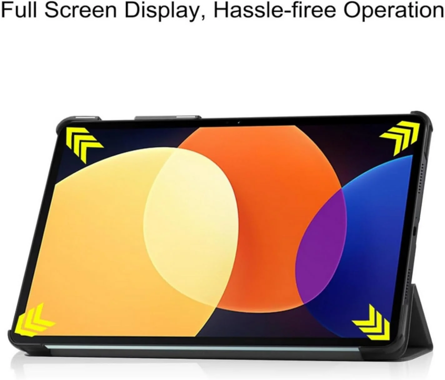کیف محافظ باریک SKEIDO برای تبلت سامسونگ گلکسی تب S10 Ultra 14.6 اینچی مدل 2024 به همراه جای قلم S و قابلیت بیدار شدن/خواب خودکار (مشکی)