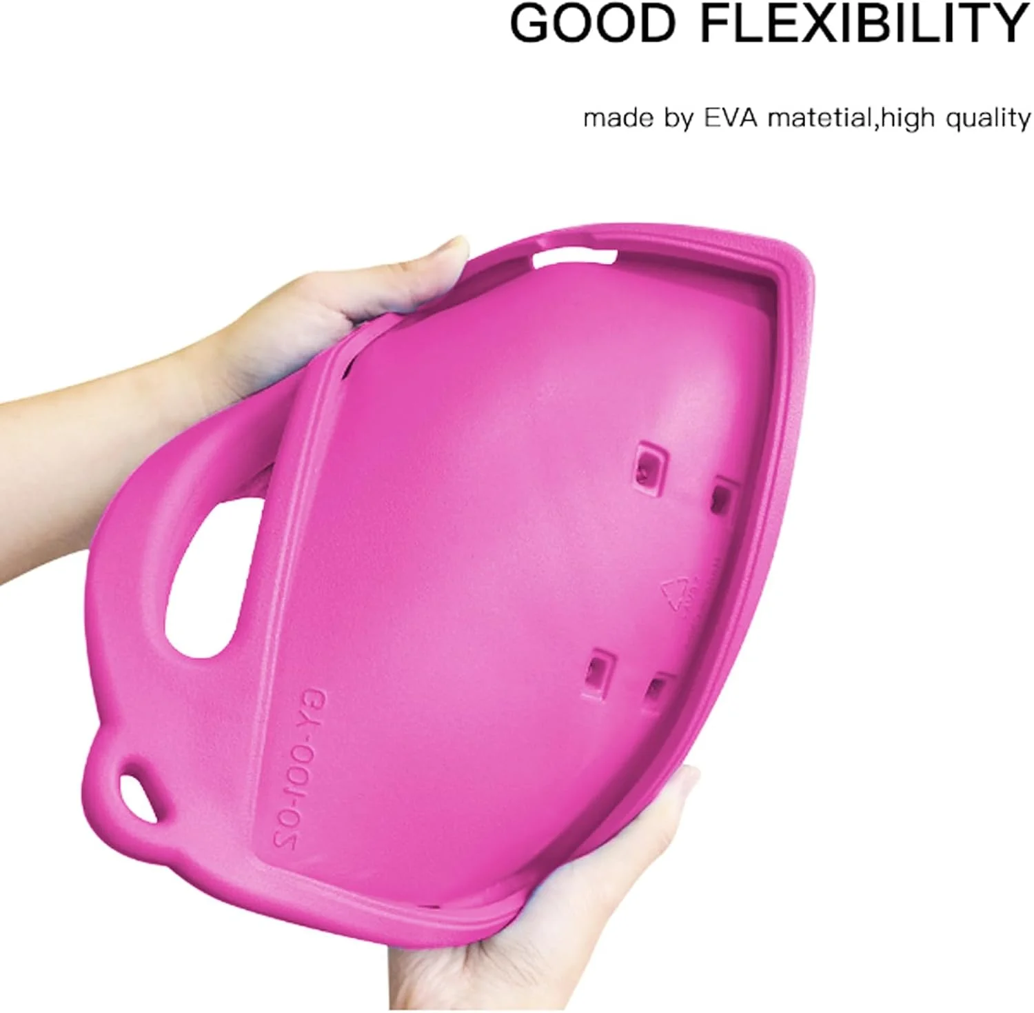 کیف محافظ کودکانه Tujibeay مناسب برای تبلت سامسونگ گلکسی تب A9 سایز 8.7 اینچ 2023، سبک وزن، ضد ضربه، ساخته شده از EVA، دارای دستگیره (قرمز گل رز)