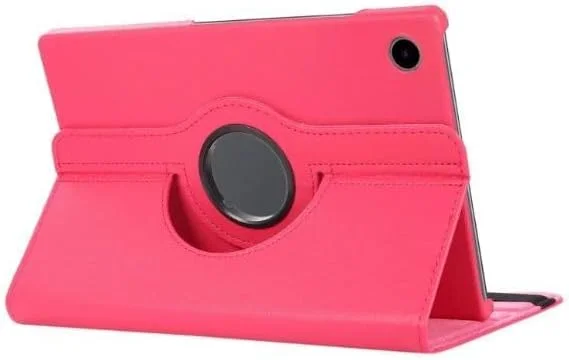 کاور چرمی 360 درجه تبلت سامسونگ گلکسی تب A11+ (2025) و تب A9+ (2023) سایز 11 اینچ (صورتی)