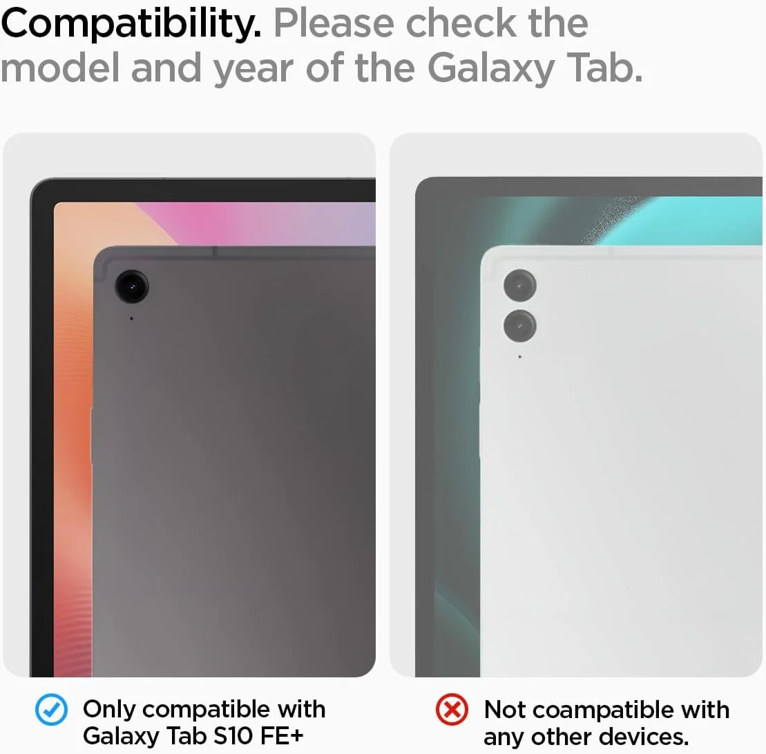 کاور تاشو سه لایه Spigen Ultra Hybrid Pro مناسب برای تبلت سامسونگ Galaxy Tab S10 FE+ سایز 13.1 اینچ (2025) با پشت شفاف و جای قلم S Pen مدل [Tab S10 FE PLUS] - رنگ مشکی