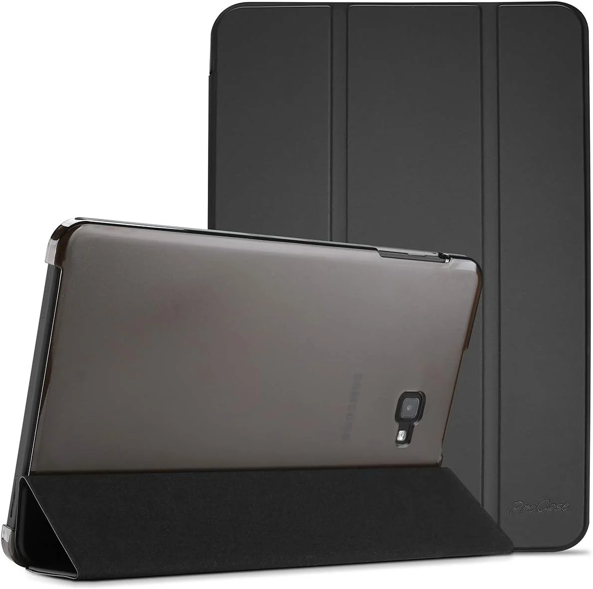 کاور باریک و سبک ProCase مدل قدیمی Galaxy Tab A 10.1 اینچی SM-T580 T585 T587، جلد هوشمند پایه دار برای تبلت Galaxy Tab A 10.1 اینچی مدل 2016 (عکس ها را بررسی کنید) - مشکی کاور باریک و سبک ProCase مدل قدیمی Galaxy Tab A 10.1 اینچی SM-T580 T585 T587، جلد هوشمند پایه دار برای تبلت Galaxy Tab A 10.1 اینچی مدل 2016 (عکس ها را بررسی کنید) - مشکی