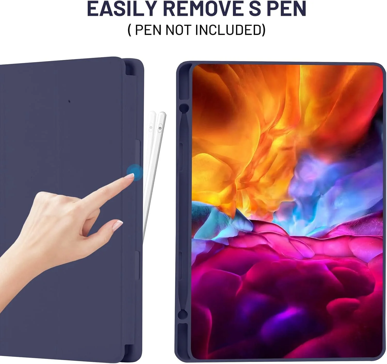 کیف پالکیتسی برای تبلت سامسونگ گلکسی تب S6 لایت با جای قلم (SM-P620N/P625N/P610/P613/P615/P619)، کاور برای سامسونگ گلکسی تب S6 لایت 10.4 اینچ 2024/2022/2020 (آبی تیره) کیف پالکیتسی برای تبلت سامسونگ گلکسی تب S6 لایت با جای قلم (SM-P620N/P625N/P610/P613/P615/P619)، کاور برای سامسونگ گلکسی تب S6 لایت 10.4 اینچ 2024/2022/2020 (آبی تیره)
