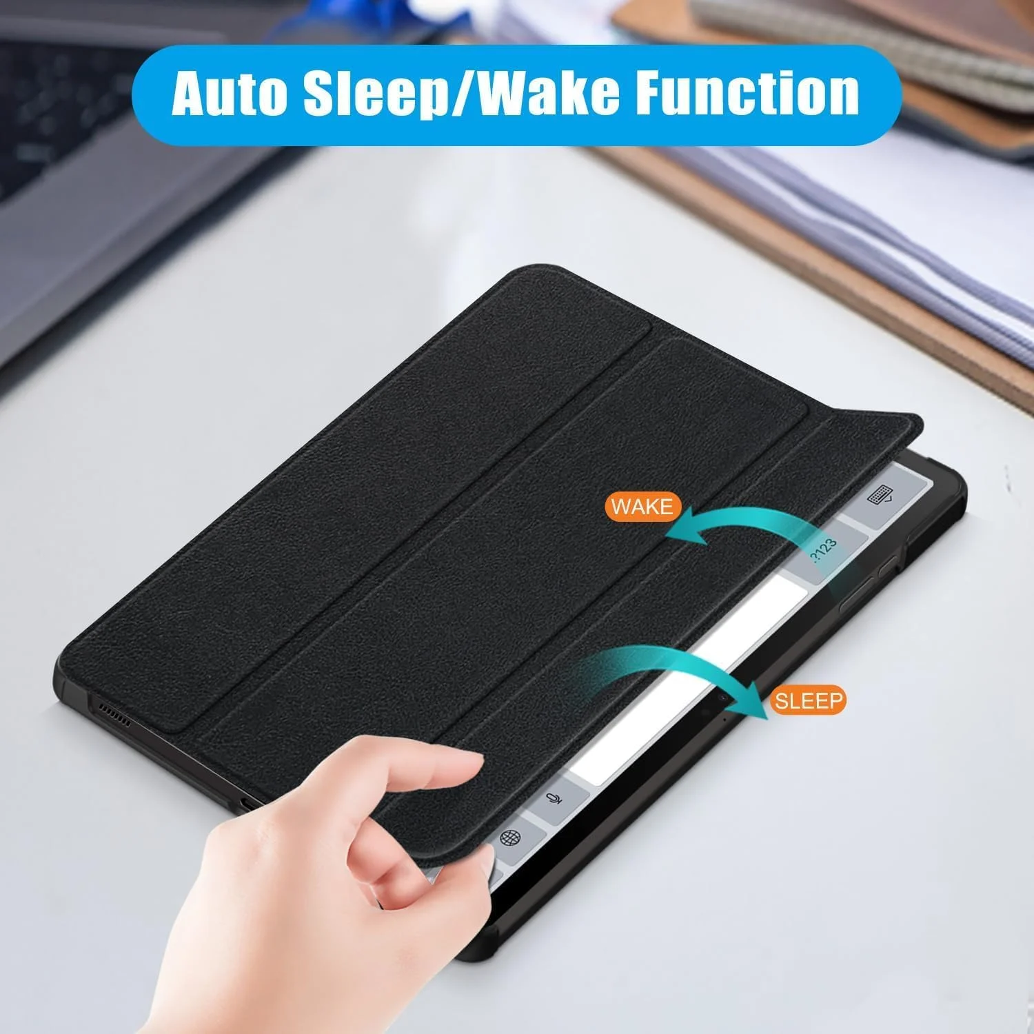 AVAKOT Case for Samsung Galaxy Tab S10 FE / S9 FE 10.9 Inch / S9 11 Inch 2023Release,Lightweight Hard Back Shell Cover for Model (SM-X710/X716B/X718U), with Auto Sleep/Wake Function,Black AVAKOT Case for Samsung Galaxy Tab S10 FE / S9 FE 10.9 Inch / S9 11 Inch 2023Release,Lightweight Hard Back Shell Cover for Model (SM-X710/X716B/X718U), with Auto Sleep/Wake Function,Black
