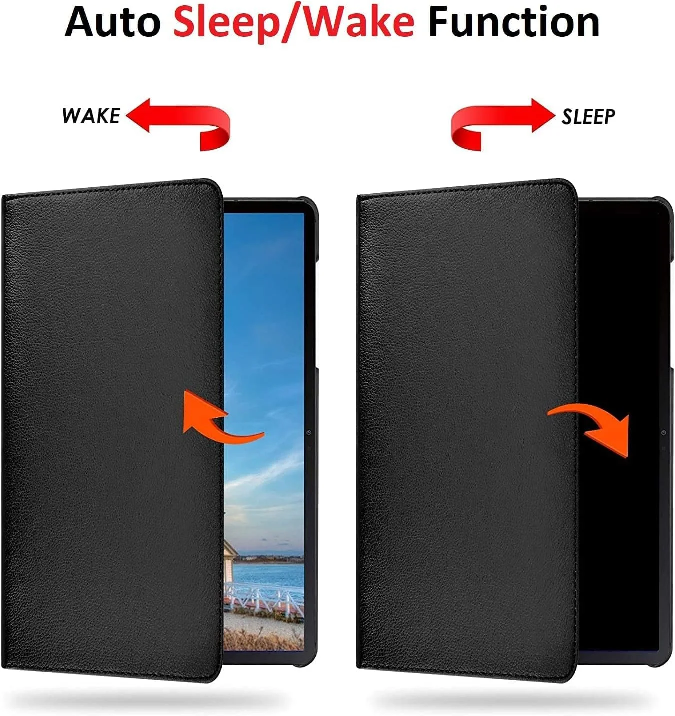SmartGrist Case for Samsung Galaxy Tab S10+ 2024 / S9+ 2023 / S8+ 2022 / S7 FE 2021 / S7+ 2020 12.4 inch, 360 Degree Stand [Auto Sleep/Wake] Flip Tablet Cover (Purple)
