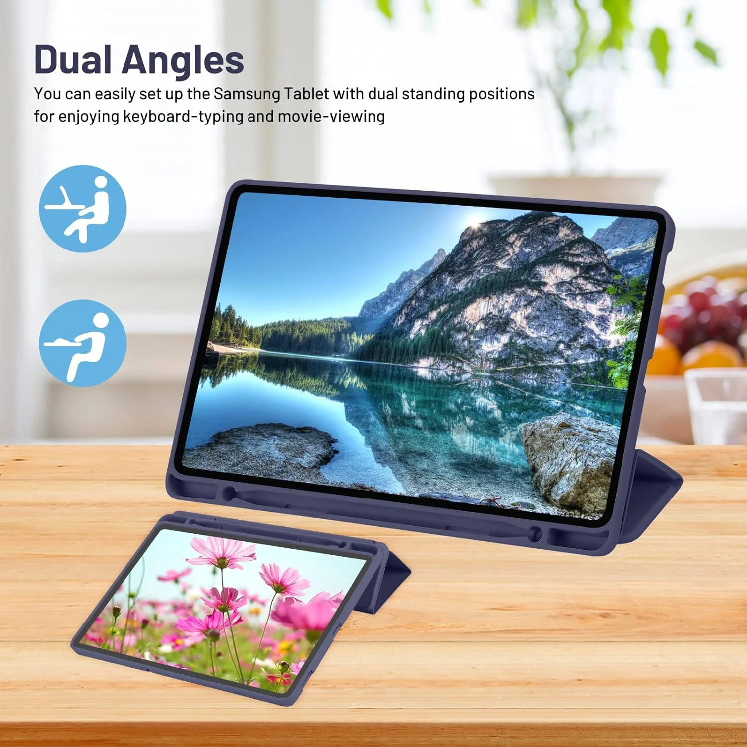 کیف پالکیتسی برای تبلت سامسونگ گلکسی تب S6 لایت با جای قلم (SM-P620N/P625N/P610/P613/P615/P619)، کاور برای سامسونگ گلکسی تب S6 لایت 10.4 اینچ 2024/2022/2020 (آبی تیره) کیف پالکیتسی برای تبلت سامسونگ گلکسی تب S6 لایت با جای قلم (SM-P620N/P625N/P610/P613/P615/P619)، کاور برای سامسونگ گلکسی تب S6 لایت 10.4 اینچ 2024/2022/2020 (آبی تیره)