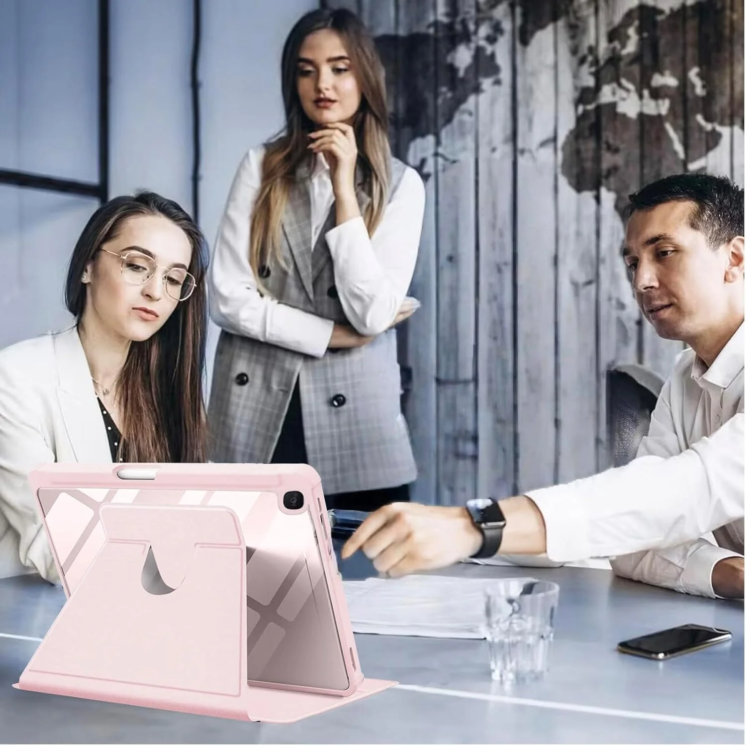 کیف A-BEAUTY سازگار با تبلت سامسونگ گلکسی تب S6 لایت 10.4 اینچ 2024/2022/2020 با جای قلم S Pen، قابلیت بیدار/خواب خودکار، کاور پایه چرخان 360 درجه با پشت شفاف، صورتی کیف A-BEAUTY سازگار با تبلت سامسونگ گلکسی تب S6 لایت 10.4 اینچ 2024/2022/2020 با جای قلم S Pen، قابلیت بیدار/خواب خودکار، کاور پایه چرخان 360 درجه با پشت شفاف، صورتی