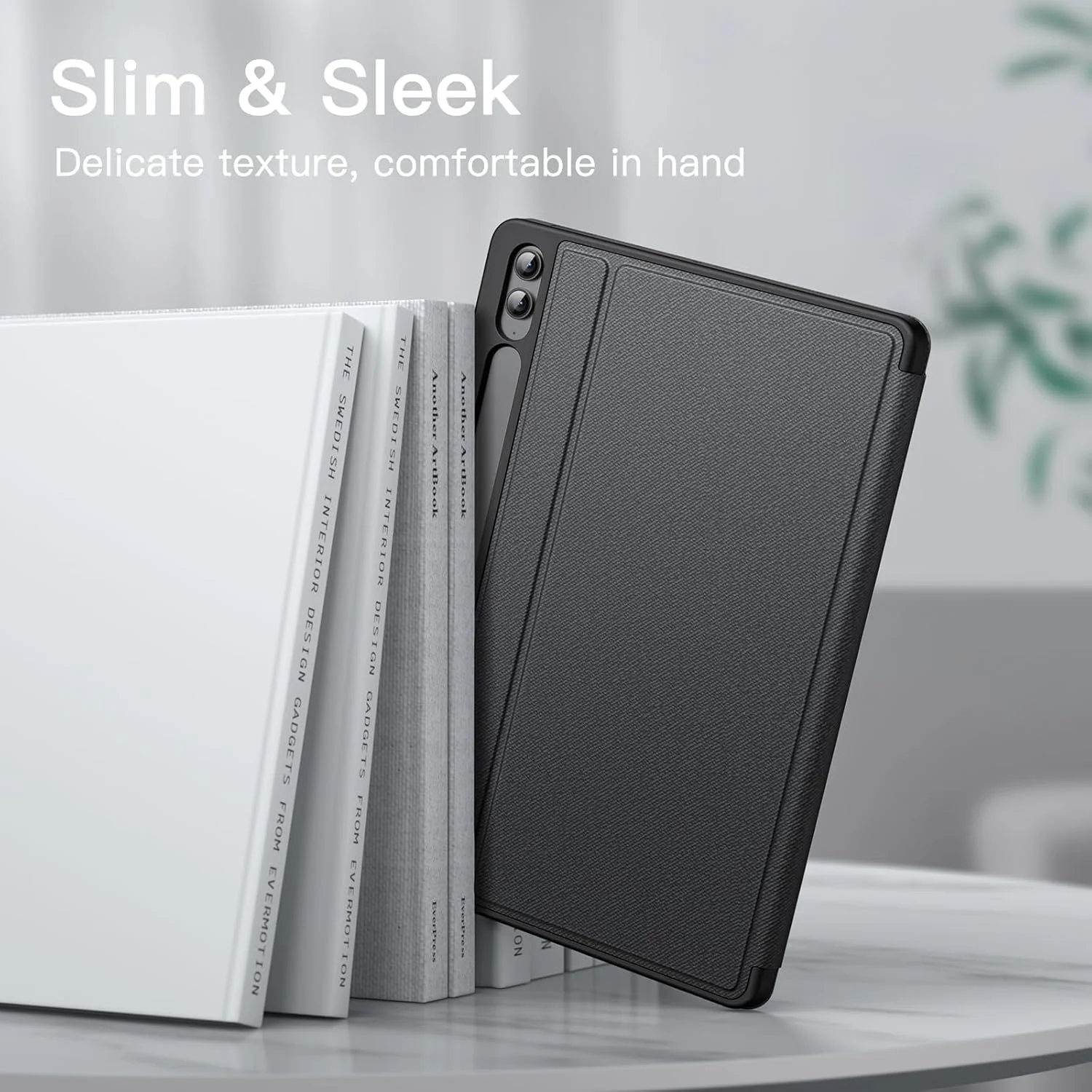 کاور JETech برای تبلت سامسونگ گلکسی تب S9 FE+ / S9 FE Plus 12.4 اینچی با جای قلم S Pen، کاور محافظ باریک تاشو، قابلیت تنظیم چند زاویه (مشکی) کاور JETech برای تبلت سامسونگ گلکسی تب S9 FE+ / S9 FE Plus 12.4 اینچی با جای قلم S Pen، کاور محافظ باریک تاشو، قابلیت تنظیم چند زاویه (مشکی)