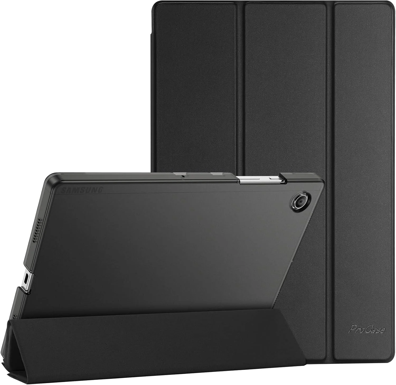 ProCase for Galaxy Tab A8 10.5 Case, Slim Stand Hard Back Shell Protective Smart Cover Case for Galaxy Tab A8 10.5 Inch 2022 SM-X200 X205 X207 -Black ProCase for Galaxy Tab A8 10.5 Case, Slim Stand Hard Back Shell Protective Smart Cover Case for Galaxy Tab A8 10.5 Inch 2022 SM-X200 X205 X207 -Black