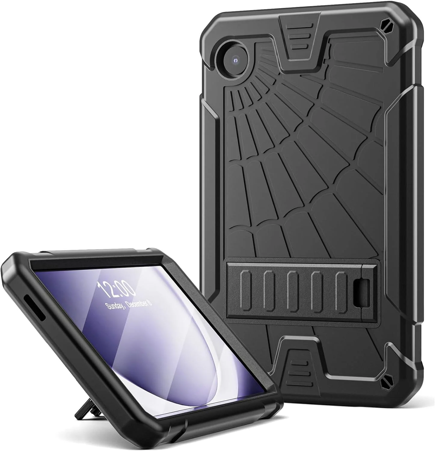 AVAKOT Galaxy Tab A9 8.7 Inch Case 2023 Model (SM-X110/X115/X117) with Stand | Kids Protective Case for Samsung Galaxy Tab A9 with Pencil Holder| Black AVAKOT Galaxy Tab A9 8.7 Inch Case 2023 Model (SM-X110/X115/X117) with Stand | Kids Protective Case for Samsung Galaxy Tab A9 with Pencil Holder| Black