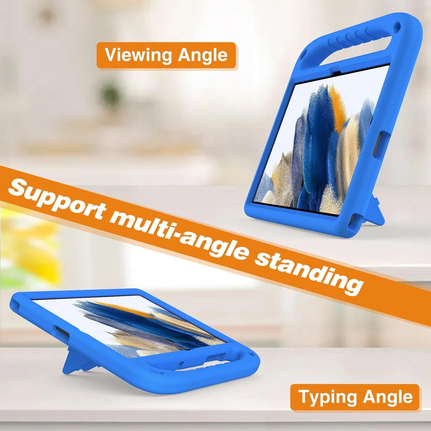 SKEIDO Kids Case For Samsung Galaxy Tab A9+ A9 Plus 11 Inch (2023) SM-X210/X215/X216/X218 EVA Foam Lightweight Shockproof Duarable Tablet Cover with Handle Stand Case For Children Firendly (Blue) SKEIDO Kids Case For Samsung Galaxy Tab A9+ A9 Plus 11 Inch (2023) SM-X210/X215/X216/X218 EVA Foam Lightweight Shockproof Duarable Tablet Cover with Handle Stand Case For Children Firendly (Blue)