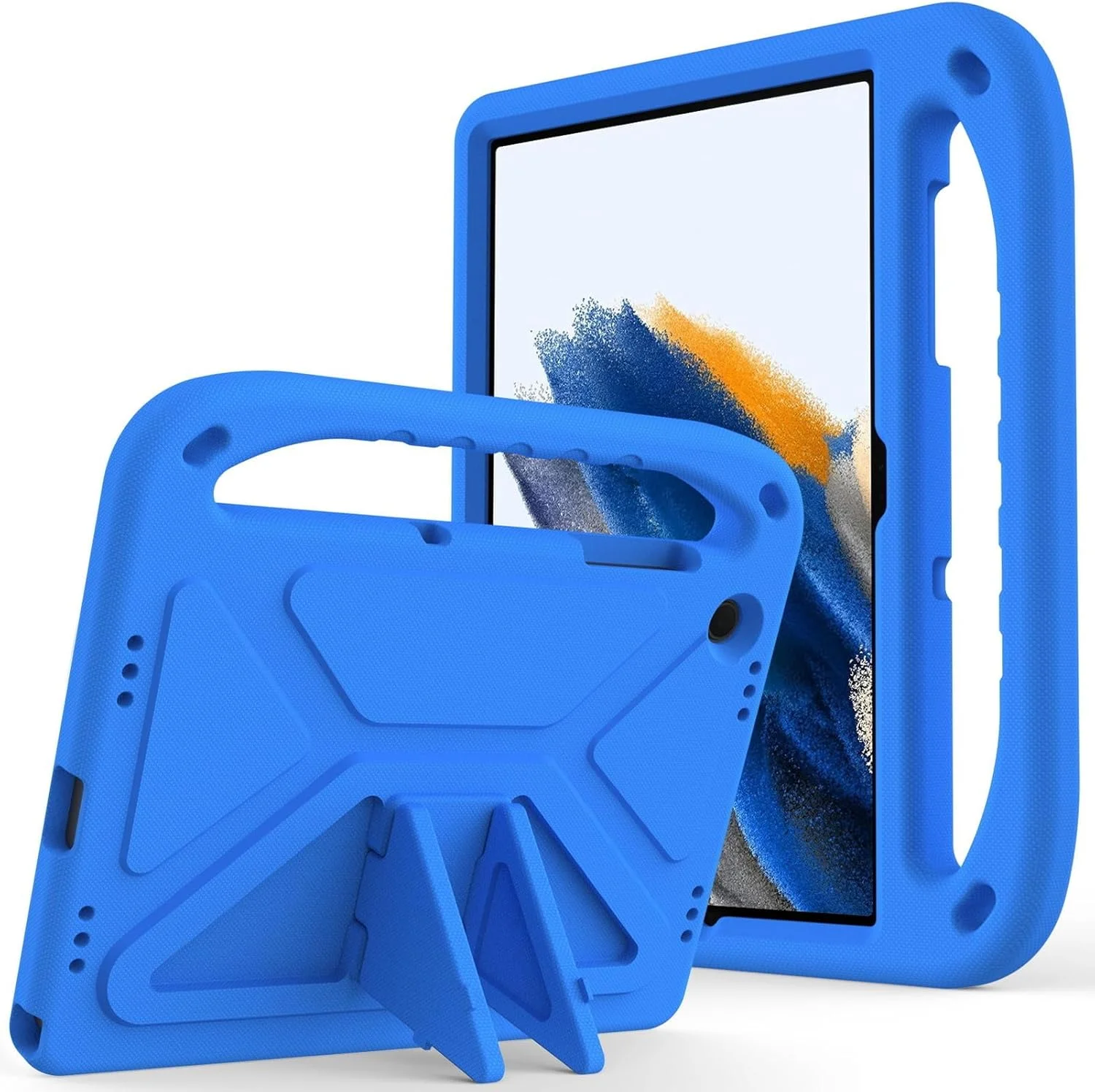 SKEIDO Kids Case For Samsung Galaxy Tab A9+ A9 Plus 11 Inch (2023) SM-X210/X215/X216/X218 EVA Foam Lightweight Shockproof Duarable Tablet Cover with Handle Stand Case For Children Firendly (Blue) SKEIDO Kids Case For Samsung Galaxy Tab A9+ A9 Plus 11 Inch (2023) SM-X210/X215/X216/X218 EVA Foam Lightweight Shockproof Duarable Tablet Cover with Handle Stand Case For Children Firendly (Blue)