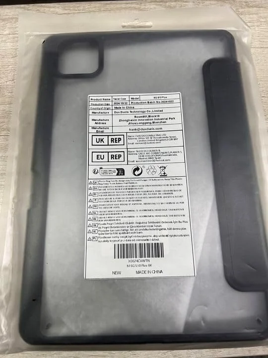 کاور RollinCase برای تبلت سامسونگ گلکسی تب S9 FE 10.9 اینچ / S9 2023 11 اینچ با جای قلم، طراحی تکیه گاه مثلثی، کاور تاشو [حالت خواب/بیدار خودکار]، مشکی