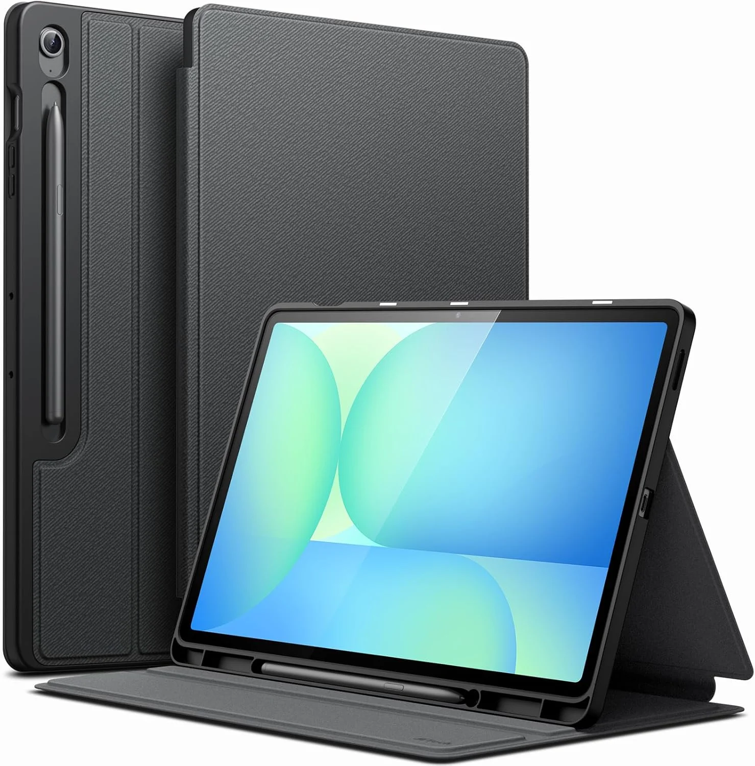 کاور تبلت JETech برای سامسونگ گلکسی تب S10 FE پلاس/S10 FE+ 13.1 اینچی با جای قلم S Pen، کاور محافظ تبلت باریک تاشو، قابلیت تنظیم زاویه دید (مشکی) کاور تبلت JETech برای سامسونگ گلکسی تب S10 FE پلاس/S10 FE+ 13.1 اینچی با جای قلم S Pen، کاور محافظ تبلت باریک تاشو، قابلیت تنظیم زاویه دید (مشکی)
