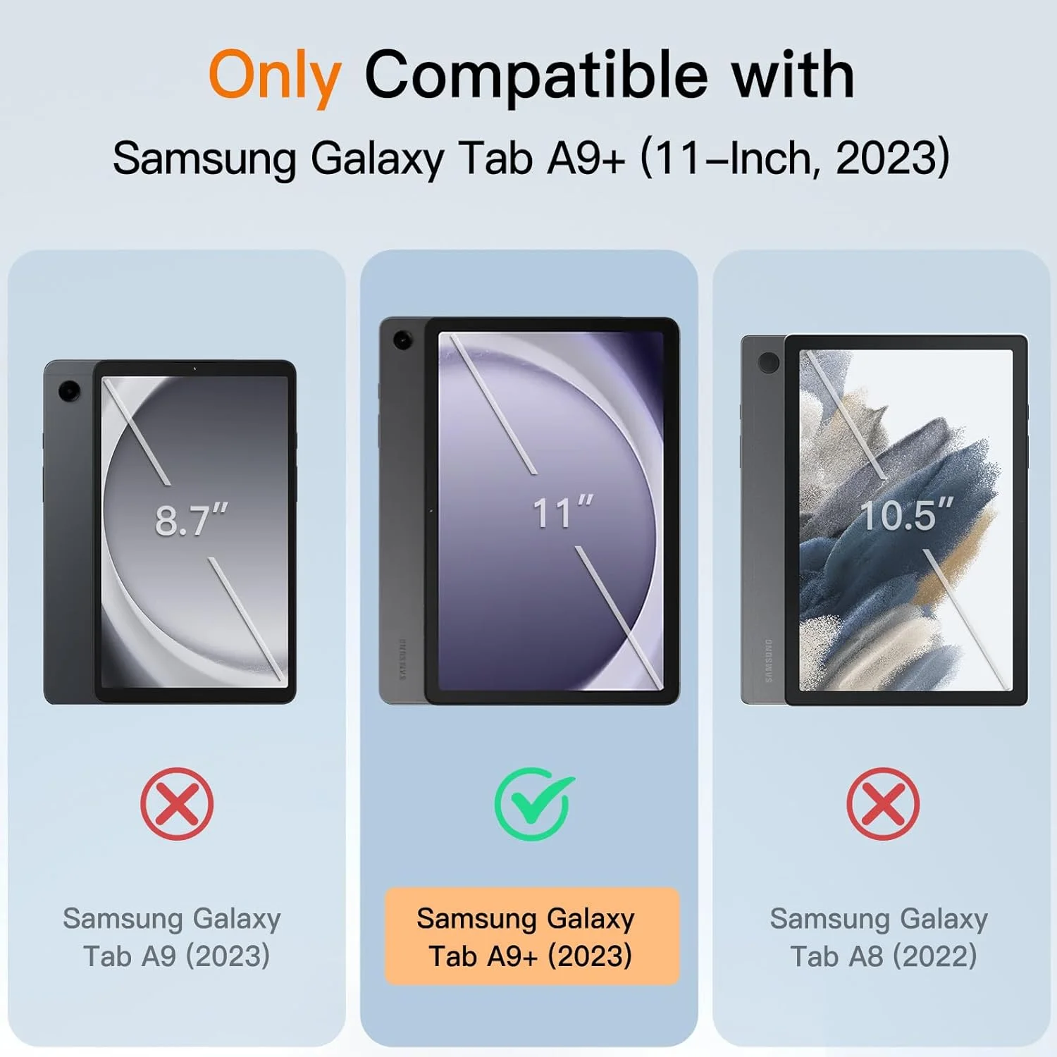 کاور تبلت سامسونگ گلکسی تب A9+ / A9 پلاس 11 اینچی 2023 مارک JETech، محافظ باریک و شفاف با قابلیت تاشوندگی سه گانه و استند، دارای عملکرد بیدار شدن/به خواب رفتن خودکار (مشکی) کاور تبلت سامسونگ گلکسی تب A9+ / A9 پلاس 11 اینچی 2023 مارک JETech، محافظ باریک و شفاف با قابلیت تاشوندگی سه گانه و استند، دارای عملکرد بیدار شدن/به خواب رفتن خودکار (مشکی)