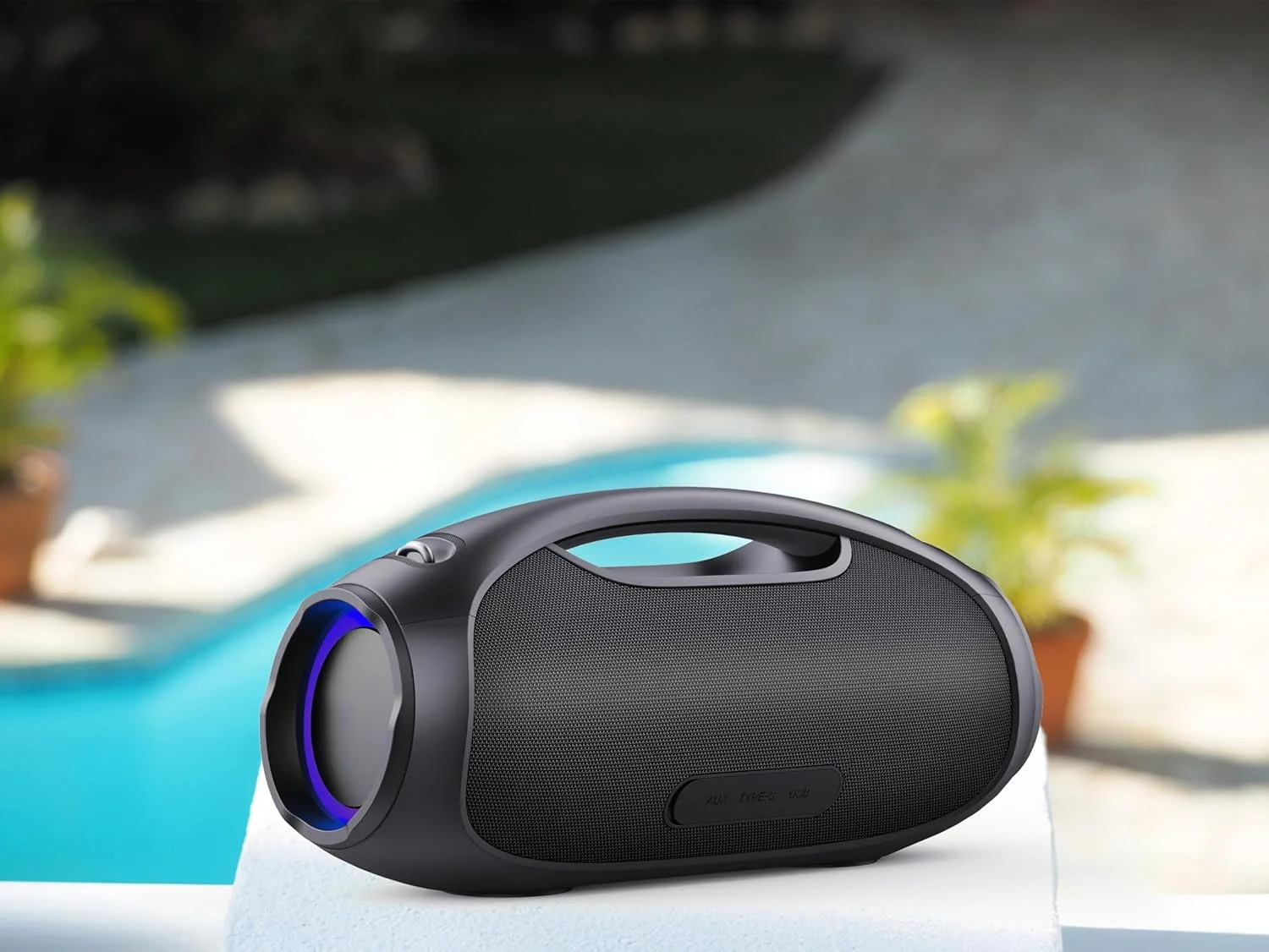 اسپیکر قابل حمل Porodo Soundtec، ظرفیت باتری 5400mAh، 8 ساعت پخش مداوم، دستیار صوتی، فاصله انتقال 15 متری، عملکرد پاوربانک، مقاومت در برابر آب، زمان شارژ 3 ساعته، عملکرد باس عالی اسپیکر قابل حمل Porodo Soundtec، ظرفیت باتری 5400mAh، 8 ساعت پخش مداوم، دستیار صوتی، فاصله انتقال 15 متری، عملکرد پاوربانک، مقاومت در برابر آب، زمان شارژ 3 ساعته، عملکرد باس عالی
