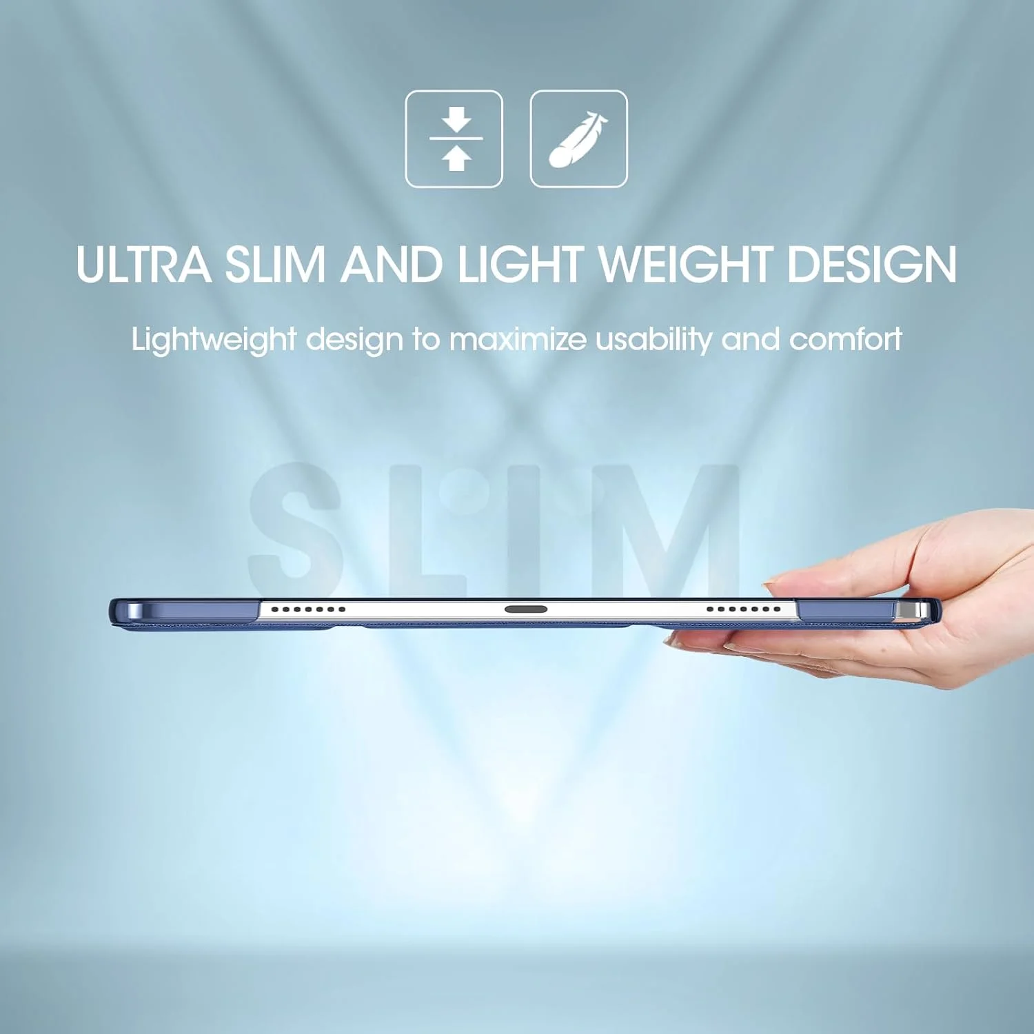 کاور هوشمند ProCase برای گلکسی تب A9 پلاس/A9+ 5G 11 اینچ 2023 مدل SM-X210 SM-X215 SM-X216 SM-X218، کاور محافظ باریک با قابلیت استند و بدنه پشتی سخت برای گلکسی تب A9 پلاس 2023 - سرمه ای کاور هوشمند ProCase برای گلکسی تب A9 پلاس/A9+ 5G 11 اینچ 2023 مدل SM-X210 SM-X215 SM-X216 SM-X218، کاور محافظ باریک با قابلیت استند و بدنه پشتی سخت برای گلکسی تب A9 پلاس 2023 - سرمه ای
