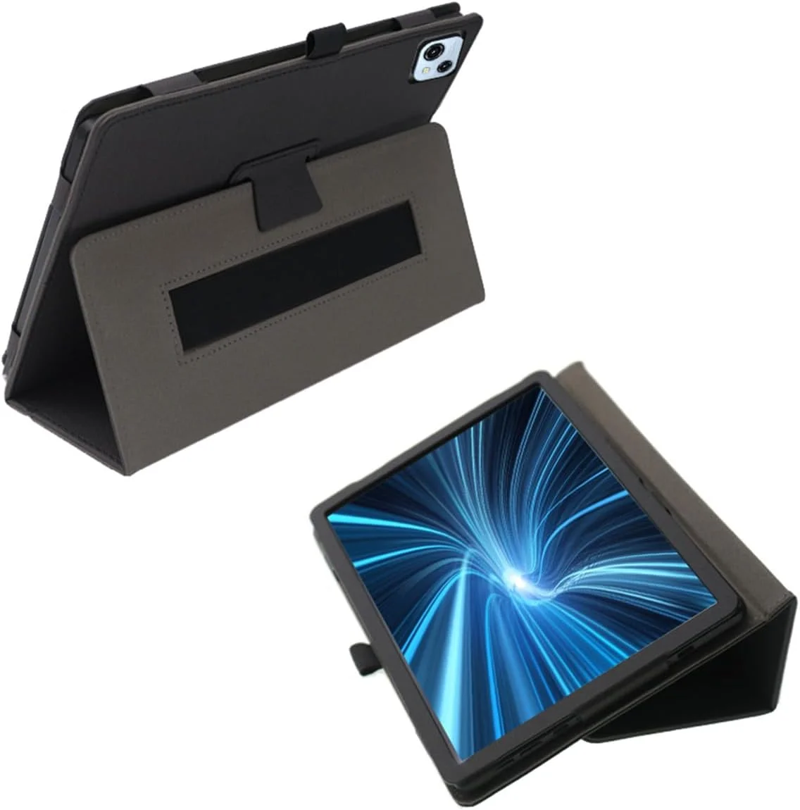 کیف تبلت Qiawum برای تبلت OSCAL Pad 13 با صفحه نمایش 10.1 اینچ، کیف محافظ تبلت تاشو با روکش چرمی PU درجه یک برای تبلت OSCAL Pad 13 با صفحه نمایش 10.1 اینچ