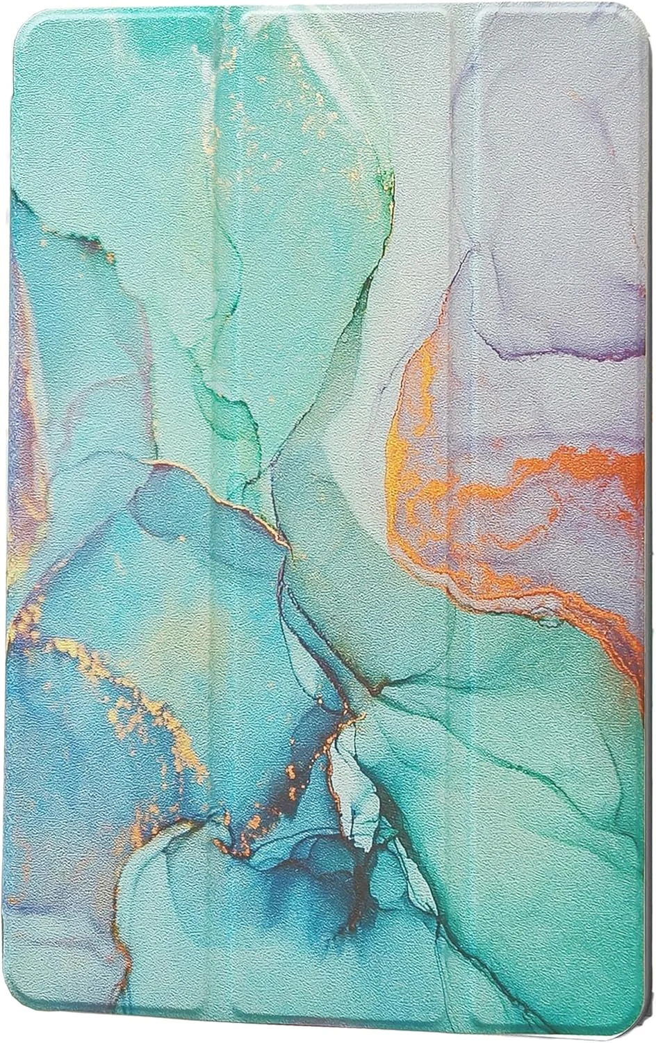 کاور محافظ ProElite برای آیپد نسل 10 اپل، کاور شفاف با جای مداد برای آیپد نسل 10، سبز مرمری