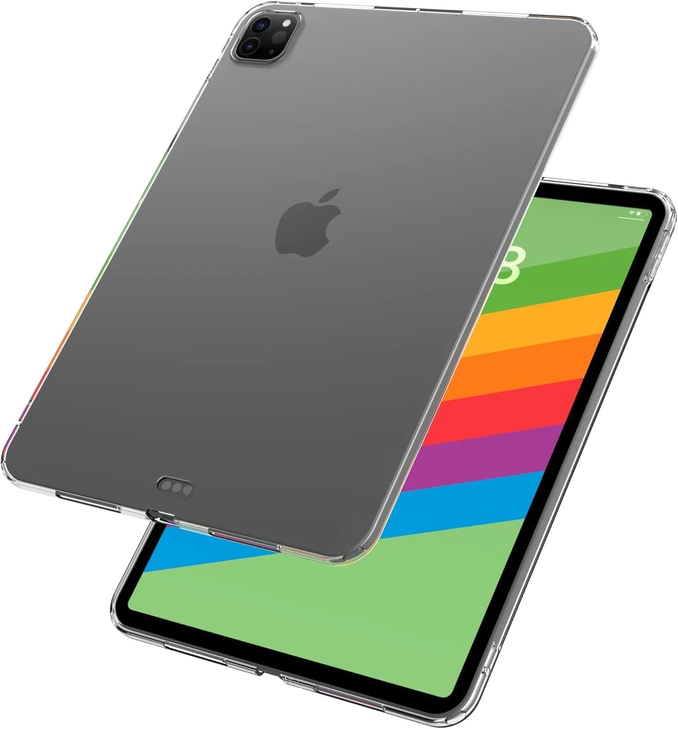 کاور شفاف SmartGrist برای آیپد پرو 11 اینچ 2024 (نسل پنجم) مدل M4، جدیدترین کاور محافظ سیلیکونی TPU نرم و سبک و باریک با قابلیت جذب شوک برای آیپد پرو 11 اینچ 2024