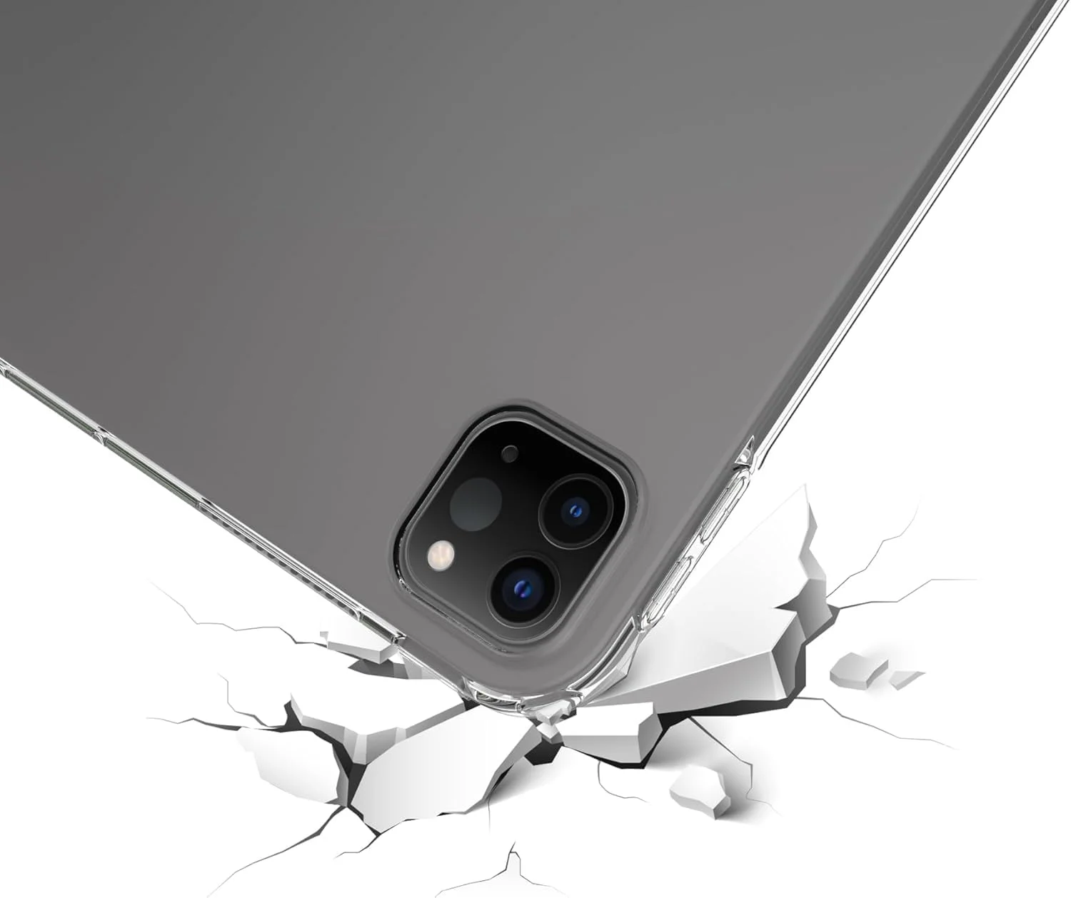 کاور شفاف SmartGrist برای آیپد پرو 11 اینچ 2024 (نسل پنجم) مدل M4، جدیدترین کاور محافظ سیلیکونی TPU نرم و سبک و باریک با قابلیت جذب شوک برای آیپد پرو 11 اینچ 2024