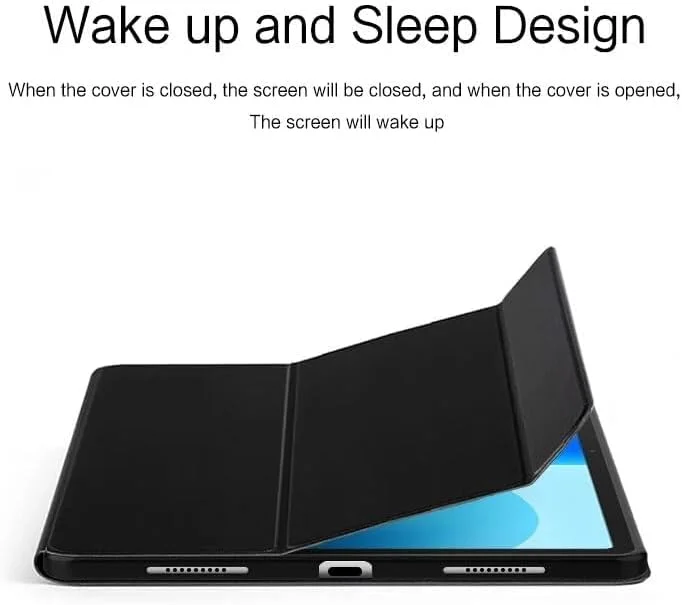 کاور چرمی Zuooiec برای تبلت HUAWEI MatePad 11.5"S Papermatte 2024، کاور تبلت 11.5 اینچی با قابلیت بیدار/خواب خودکار، کاور محافظ هوشمند باریک با پشت سخت