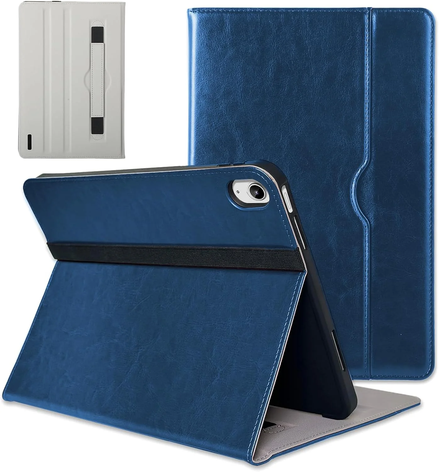 کیف محافظ آیپد (A16) نسل یازدهم 11 اینچ 2025، آیپد نسل دهم 10.9 اینچ 2022، کاور استند فولیو چرمی تجاری ممتاز با نگهدارنده مداد - بیدار/خواب خودکار، آبی سرمه ای کیف محافظ آیپد (A16) نسل یازدهم 11 اینچ 2025، آیپد نسل دهم 10.9 اینچ 2022، کاور استند فولیو چرمی تجاری ممتاز با نگهدارنده مداد - بیدار/خواب خودکار، آبی سرمه ای