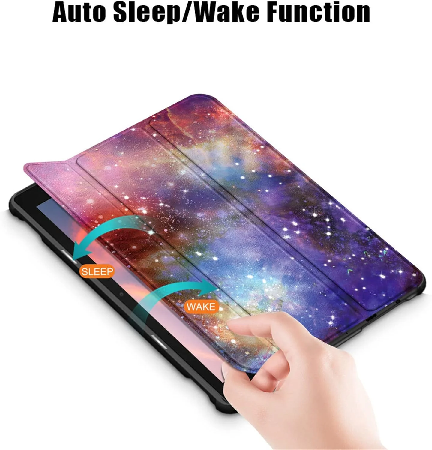 کاور YYSS برای تبلت های آمازون Kindle Fire HD 8 و Fire HD 8 Plus (نسل دهم، 2020)، کاور تاشو باریک با قابلیت بیدار/خواب خودکار
