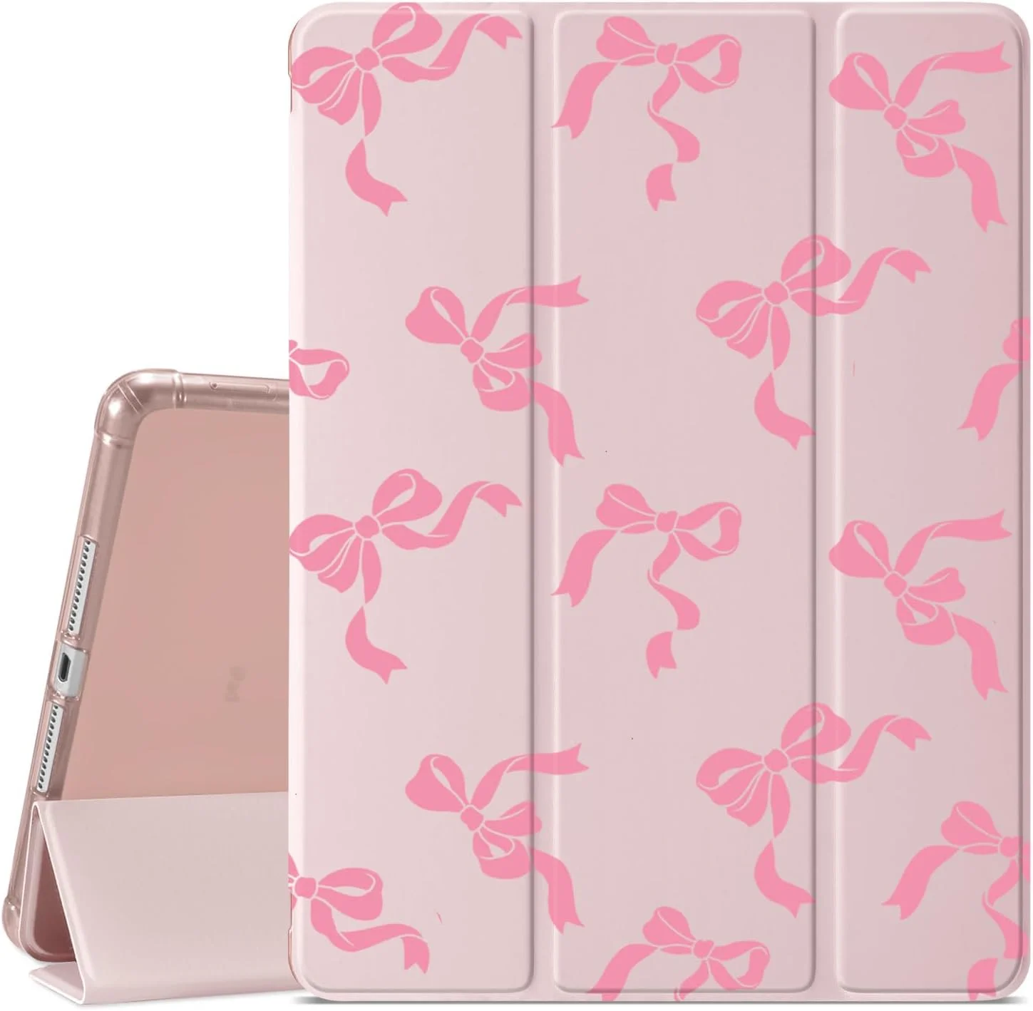 کاور پاپیونی CozyNestCY صورتی مناسب آیپد نسل 9/8/7 (10.2 اینچ)، کاور دخترانه و زیبای پاپیونی با قابلیت خواب/بیدار شدن خودکار و جای قلم، سیلیکونی نرم، ضد خش و ضد ضربه کاور پاپیونی CozyNestCY صورتی مناسب آیپد نسل 9/8/7 (10.2 اینچ)، کاور دخترانه و زیبای پاپیونی با قابلیت خواب/بیدار شدن خودکار و جای قلم، سیلیکونی نرم، ضد خش و ضد ضربه