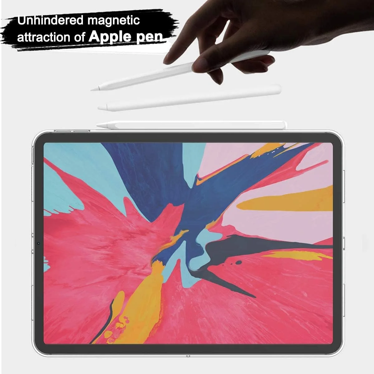 کاور شفاف Demacia برای آیپد پرو 11 اینچ 2018/2020، کاور پشتی تبلت TPU سیلیکونی باریک، سبک و ضد ضربه سازگار با آیپد پرو 11 اینچ 2018/2020