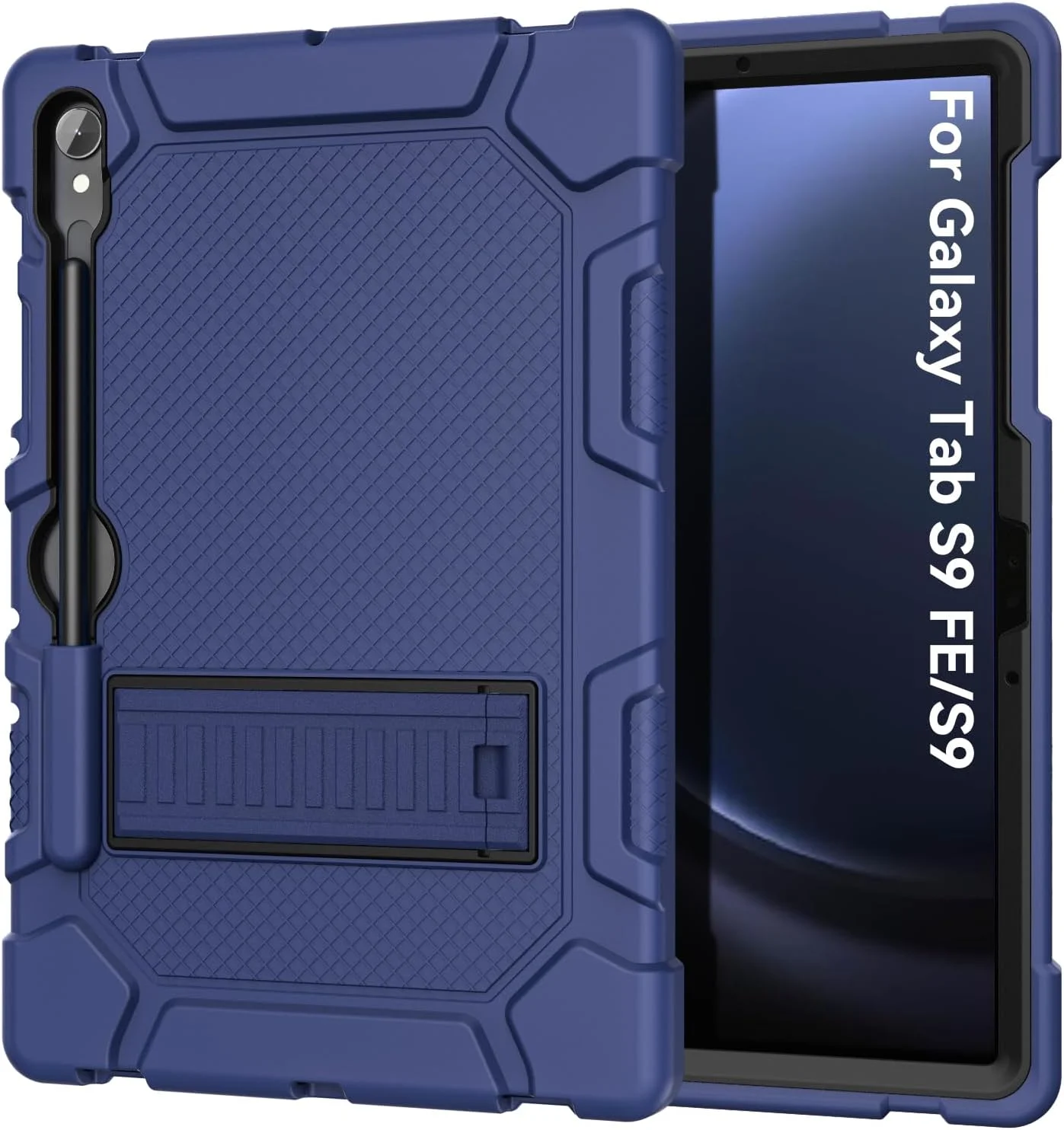 کاور Cantis برای تبلت سامسونگ گلکسی تب S10 FE/ S9 FE 5G با صفحه نمایش 10.9 اینچ / گلکسی تب S9 با صفحه نمایش 11 اینچ مدل 2023، کاور تبلت مقاوم در برابر ضربه و پشتیبانی از قلم S Pen، سرمه ای کاور Cantis برای تبلت سامسونگ گلکسی تب S10 FE/ S9 FE 5G با صفحه نمایش 10.9 اینچ / گلکسی تب S9 با صفحه نمایش 11 اینچ مدل 2023، کاور تبلت مقاوم در برابر ضربه و پشتیبانی از قلم S Pen، سرمه ای