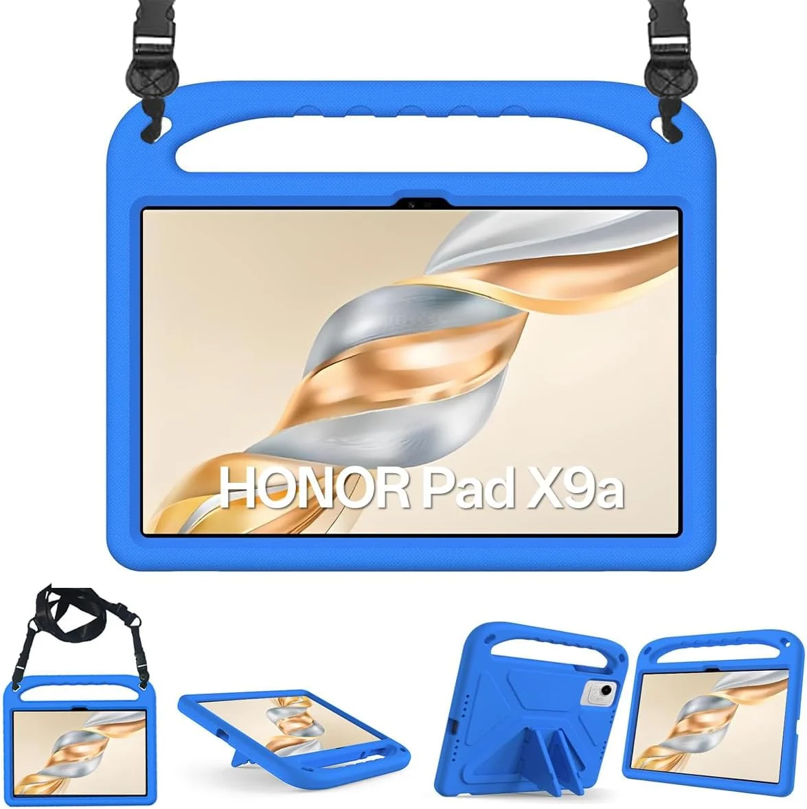کیف تبلت کودکانه T Tersely مناسب برای HONOR Pad X9a/X9 pro، ضد ضربه، بادوام، فوم EVA سبک وزن، کاور تبلت با دستگیره استند/بند شانه ای، مناسب برای کودکان - آبی کیف تبلت کودکانه T Tersely مناسب برای HONOR Pad X9a/X9 pro، ضد ضربه، بادوام، فوم EVA سبک وزن، کاور تبلت با دستگیره استند/بند شانه ای، مناسب برای کودکان - آبی