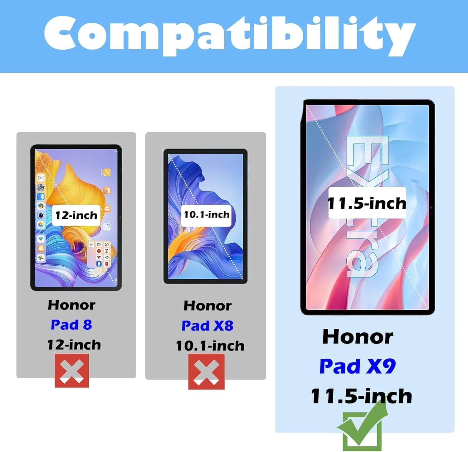 کاور محافظ سنگین ROISKIN برای تبلت آنر پد X9 11.5 اینچ 2023 و آنر پد X8 پرو، دارای جای قلم، پایه چرخان و بند شانه، سبز