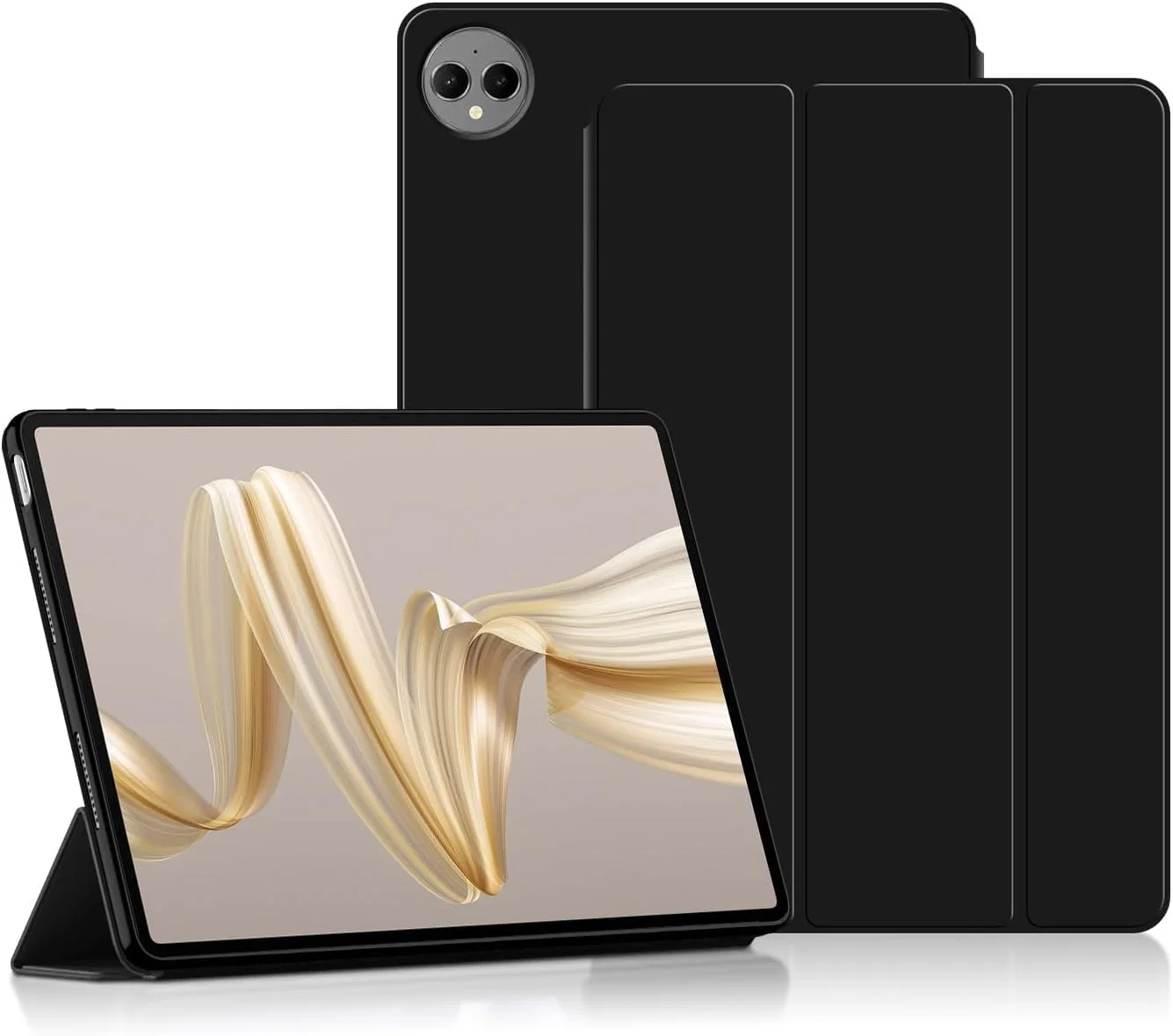 کاور چرمی Zuooiec مناسب برای تبلت HUAWEI MatePad Pro 12.2 (2025)، کاور تبلت 12.2 اینچی با قابلیت بیدار/خواب خودکار، کاور محافظ هوشمند باریک با پشت سخت