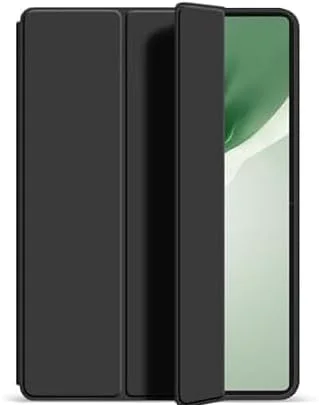 Case Compatible with Honor MagicPad 2 2024 (12.3 inch) Slim Smart PU Leather Tri-Folding Stand Tablet Cover for Magic Pad 2 12.3" (Deep Black, MagicPad 2)