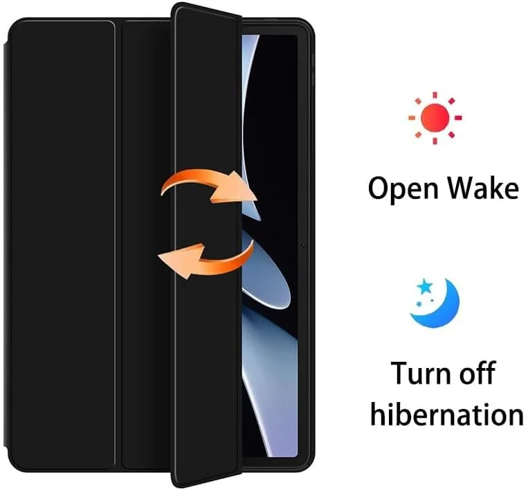 کاور چرمی Zuooiec مناسب برای تبلت HUAWEI MatePad Pro 12.2 (2025)، کاور تبلت 12.2 اینچی با قابلیت بیدار/خواب خودکار، کاور محافظ هوشمند باریک با پشت سخت