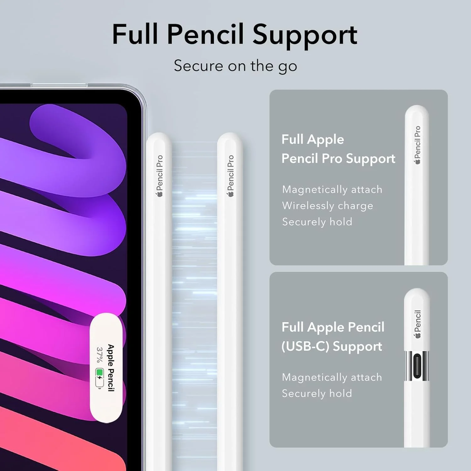 کاور محافظ شفاف GBUFIYSN مناسب برای آیپد مینی 7 A17 Pro و آیپد مینی نسل 7/6 اینچ 8.3 (2024/2021)، کاور نازک و سبک TPU با پوشش شفاف کریستالی و محافظت در برابر سقوط برای آیپد مینی نسل 7 سال 2024، شفاف