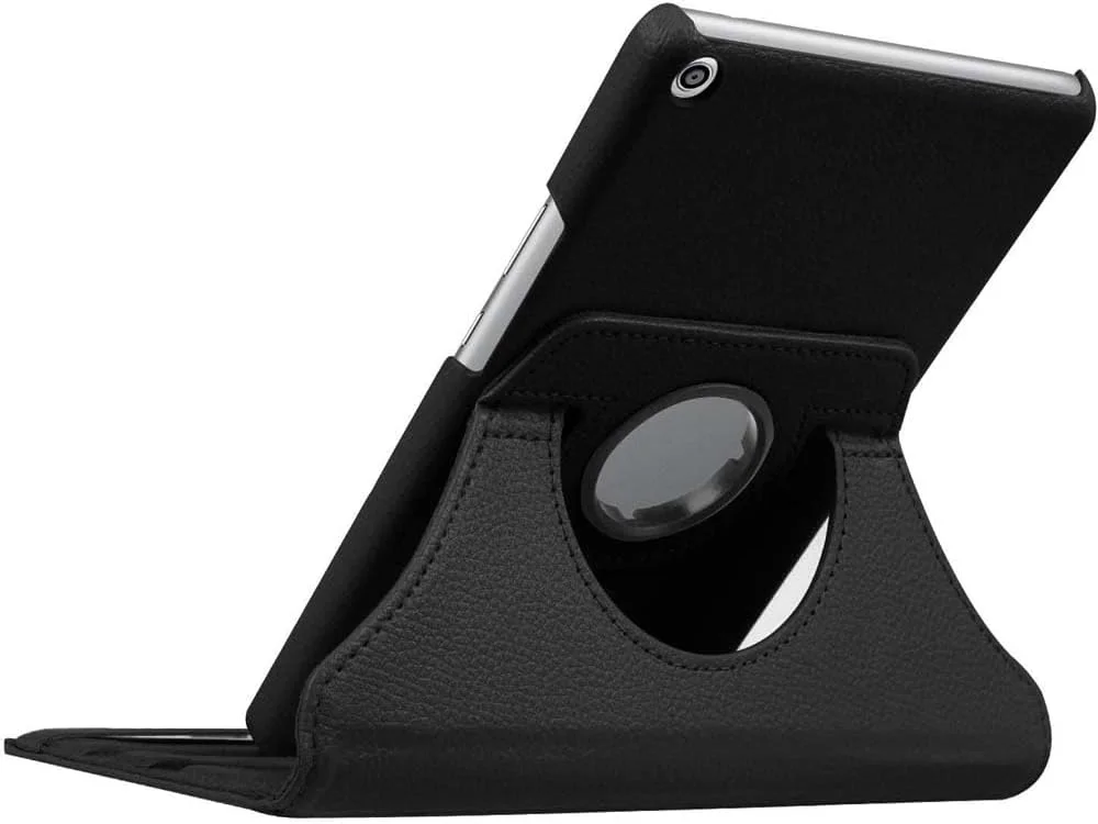کیف تبلت پد 8، کاور چرمی 360 درجه چرخان 12 اینچی، حالت خواب/بیدار خودکار، پایه چند زاویه ای، چند منظوره